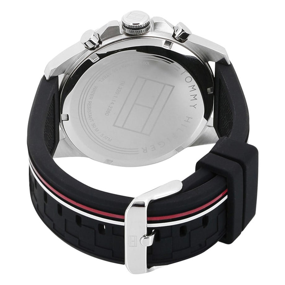 Tommy Hilfiger 1791473 Black Silicone Men's Watch — view 2