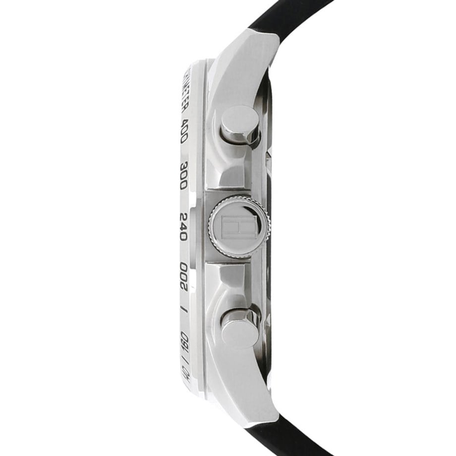 Tommy Hilfiger 1791473 Black Silicone Men's Watch — view 3