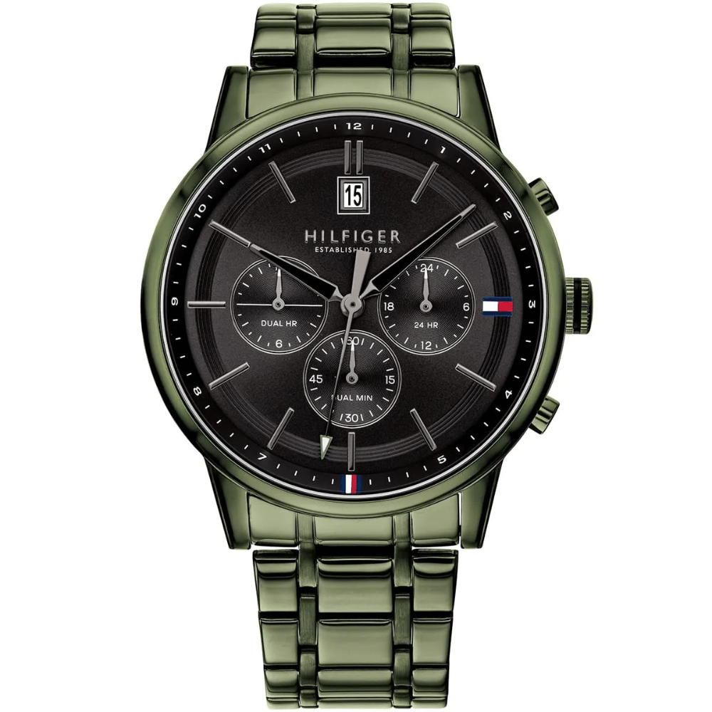 Tommy Hilfiger 1791634 Black Dial Chronograph Men's Watch