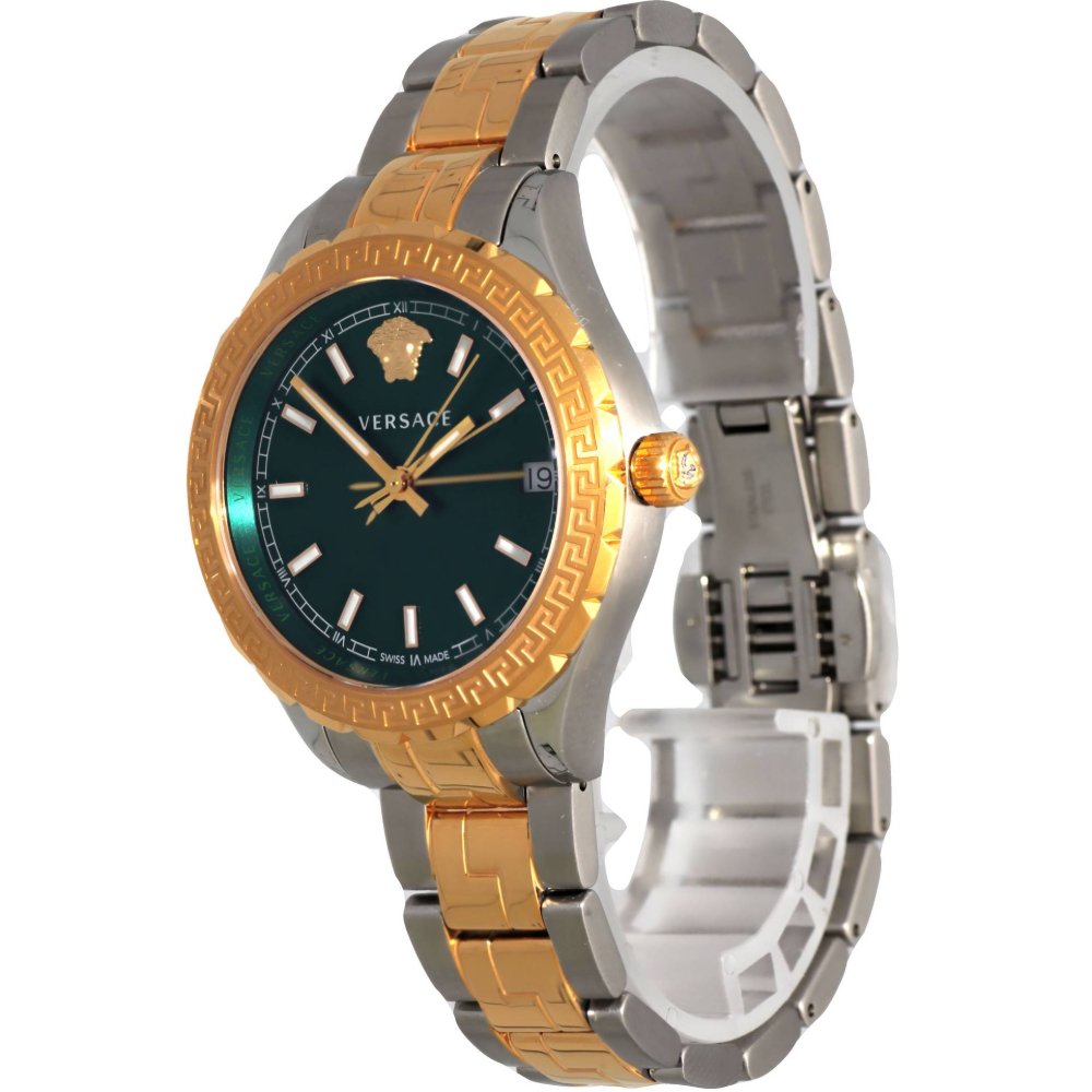 Versace V12050015 Hellenyium Two-Tone Green Ladies Watch — view 3