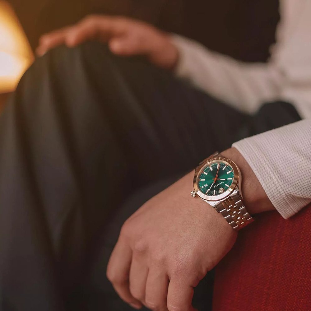 Versace VEVK00620 Hellenium-Vk Men's Two-Tone Watch — view 5